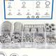 80-580pcs 304 Stainless Steel Flat Washers, For Screws, Bolts, Fender Washers Assortment Kit, Locking Metal Washers Kit (m2 M2.5 M3 M4 M5 M6 M8 M10)