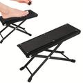 Pedicure Foot Rest, 4 Levels Height Adjustable Foot Rest For Easy At Home Pedicures, No More Bending Or Stretching Pedicure Tools, Non-slip Sturdy Legs, Beauty Pedicure Kit (black)