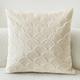 1pc Velvet Scallop Cushion Cover For Living Room, Bedroom, Sofa, Car, Office Chair - Soft And Stylish Home Decor Pillow Cover - 45x45cm