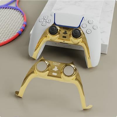 Chrome And Camouflage Diy Replacement Controller Glossy Decorative Trim Custom Plates Cover Compatible With Ps5 Controller