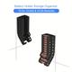Battery Storage Organizer Aa & Aaa Combo Small Battery Keeper Wall Holder Battery Dispenser Container First-in First-out Fit For 10 Aaa & 10 Aa Batteries (case Not Includes Batteries)
