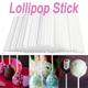 100/200pcs Food-grade Plastic Lollipop Sticks For Cake Pops, Lollies, And Chocolates - 10cm/3.93''