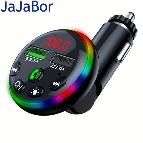 Upgrade Your Car Audio System With Jajabor Fm Transmitter: Usb Sd Card, Fast Charging, Wireless 5.0 & Handsfree Car Kit Mp3 Player