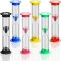 1pc Colorful Plastic Sand Timer Set - Perfect For Brushing Teeth, Cooking, Games, School & Office!