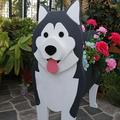 1pc Pet Flower Pots, Dog Shape Planter, Courtyard Lawn Gardening Outdoor Ornaments Sculpture Statue