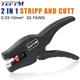 1pc Automatic Wire Stripper And Cutter Ye-d10 Pliers, 2 In 1 Heavy Duty Tools For Wire Stripping, Cutting 0.03-10mm² 32-7awg