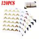 120pcs Photos Mounting Sticker, Photo Corners Stickers Self Adhesive For Bedroom Diy Scrapbooking