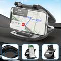Cell Phone Holder For Car, Vertical Horizontal Car Phone Mount With 360° Rotation Dashboard Cradle For Iphone, Galaxy Android Smartphones