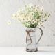 1pc Rustic Metal Farmhouse Pitcher Vase, Primitive Milk Jug Flower Vase Shabby Chic Vase For Home Decor