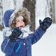 Baby Toddler Mittens Boys Girls Winter Outdoor Gloves Kids Easy-on Fleece Warm Mitterns