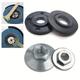 "2pcs 5/8""-11/m10/m14 Thread Replacement Angle Grinder Metal Pressure Plate Inner Outer Flange Nut Set Tools For 10mm/14mm Spindle Thread"