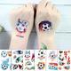 1 Set Of Temporary Football Tattoo Stickers Face Stickers For School Students Football Games Football Games Cheerleading