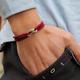 Men's Trendy Double Layer Adjustable Rope Bracelet For Men, Holiday Gift For Boyfriends