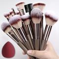 10pcs-20pcs Professional Makeup Brushes Set Bag Foundation Eyelash Eyebrow Eyeshadow Cosmetic Make Up Tool Makeup Brush Tool Set Christmas, Halloween, Thanksgiving Gifts