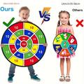66cm/26in Large Size Dart Board Throwing Toy With 12 Balls ( Ball Color Random)