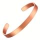 Copper Therapy Bracelets: Adjustable Size Jewelry Gift For Men & Women - 1pc