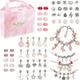 66pcs Diy Charm Bracelet Making Kit, Jewelry Kit With Unicorn Mermaid Stuff Craft Gifts For Birthday, Christmas, New Year Jewelry Making Supplies