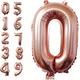 Gorgeous 40 Rose Gold Giant Foil Balloon - Perfect For Birthdays, Weddings, Engagements, And Anniversaries! Easter Gift