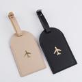 2pcs/ Set Fashion Travel Bronzing Luggage Tag For Couples