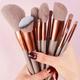 Makeup Brush Set Soft Fluffy Professional Cosmetic Foundation Powder Eyeshadow Kabuki Blending Make Up Brush Beauty Tool With Bag Makeup Sponge Beauty Gift For Makeup Beginner