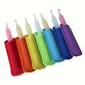 1pc/4pcs Ice Pop Sleeves, Ice Pop Neoprene Insulator Sleeves, Freezer Popsicle Holder Sleeves, Ice Sleeves Holder Bag