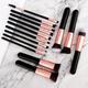 14pcs Makeup Brush Set | Lip Brush, Eye Brush, Concealer Brush, Etc. | Nylon Fiber Wooden Handle Professional Beauty Tool