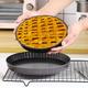 1pc, Removable Pie Pan, Metal Bottom Removable Non Stick Baking Tray Cakes Molds Round Black Baking Pan For Pie Cheese Kitchen Tools