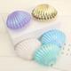 1pc, Colorful Plastic Mini Sea Shells Candy Box, Seashell Party Favor Jewelry Storage Boxes Gift Box For Wedding Accessories, Mermaid Theme Party Supplies