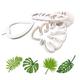 4pcs/pack Hawaiian Green Tropical Leaf Cookie Cutter For Fondant, Gum Paste, And Sugarcraft - Create Beautiful Palm Leaf Designs With Ease