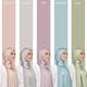 Candy Color Satin Hijab Elegant Imitation Silk Scarf Casual Shawl Windproof Head Wraps Turban Sunscreen Travel Beach Towel