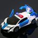 360° Rotating Light Automatic Switch Door Police Car Toy Car, Fun And Handsome Small Gift