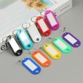 10/20/30/50pcs Random Color Key Tags With Labels Plastic block Missing Key Identifiers Luggage Bag Accessories