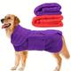 1pc Super Absorbent Pet Towels - Soft Coral Fleece Bath Towel For Cats And Dogs - Quick Drying And Machine Washable