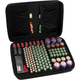 Comecase Hard Battery Organizer Storage Box, Carrying Case Bag Holder - Holds 148 Batteries Aa Aaa C D 9v - With Battery Tester-168 (batteries Are Not Included)