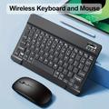Ultra-slim Wireless Keyboard And Mouse Set, Portable Bt Keyboard And Mouse Combo, Suitable For , Tablet, Laptop, Office Computer Keyboard