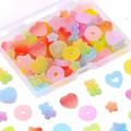 70 Pcs Assorted Candy Charms - Soft Jelly Sugar Resin Flatback Beads For Diy Crafts, Phone Cases, And Nail Art