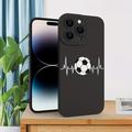 Football Printed Tpu Phone Case For Iphone 14 13 12 11 Xs Xr X 7 8 6s Mini Plus Pro Max Se Gift For Birthday/easter/boy/girlfriend
