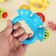 New Baby Three-headed Bell Newborn Baby Hand Rattle Children Plastic Hand Grasping Rattle Comfort Toy