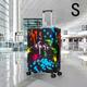 Thickened Luggage Case Cover, Durable Suitcase Protector, Colorful Art Pattern Travel Accessories