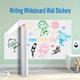 1m, 5m Electrostatic Whiteboard Wall Stickers, Home Removable Without Damaging The Wall, Graffiti Drawing Board Whiteboard, Whiteboard Wall Stickers, Teaching Aids, Crafts, With Accessories