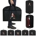 Portable Letter Print Handbag, Collapsible Storage Bag, Perfect Garment Bags For Travel