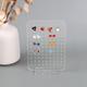Acrylic Transparent Rectangle Earring Holder Display Stand Holder For Hanging Earrings