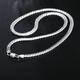 Stylish 925 Sterling Silver Design Necklace Chain For Men, Ideal Choice For Gifts