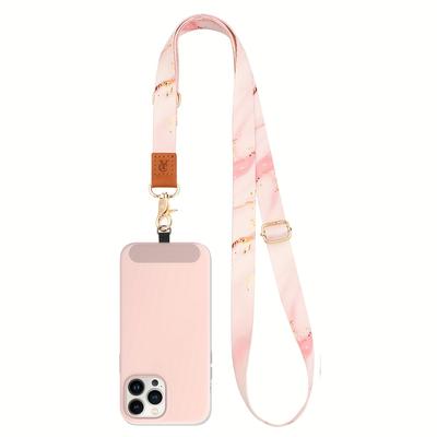 1 Pack Cell Phone Lanyard Adjustable Neck Strap Universal Crossbody Patch Phone Rope For Case Id Badges And Most Smartphones