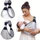 1pc Baby Sling Carrier, Adjustable Baby Holder Carrier, Baby Half Wrapped Sling Hip Carrier, Lightweight Baby Carrier For Newborn To Toddler Up To45 Lbs, Halloween, Thanksgiving And Christmas Gift