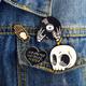 Creative Cartoon Skull Cd Halloween Diy Metal Pin Badge Decorative Accessories For Clothes Backpack Hat Holiday Party Gift Boys And Girls Accessories