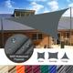 1pc 2/3/3.6/5m Triangle Sun Shade Sail Canopy For 98% Uv Block Sun Shelter For Outdoor Facility & Activities Backyard Awning Camp Tent