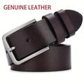 Genuine Leather Belts For Men High Quality Leather Strap Men Belt Male Luxury Pin Buckle Fancy Vintage Jeans