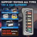 12v Car Motorcycle Battery Tester, Digital Alternator Tester 6 Led Lights Display Car Diagnostic Tool, Auto Battery Tester Auto Repair