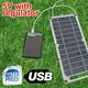 Stay Charged On The Go: 30w Portable Solar Panel With Usb Safe Charge Stabilize Battery Charger